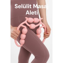 Allians 9 Tekerlekli Selülit Masaj Aleti ile Vücut Şekillendirme ve Lenf Drenaj