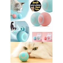 Özbience Şarjlı Zıplayan Interaktif Kedi Oyuncak Topu Eğlence Hissini Artırır