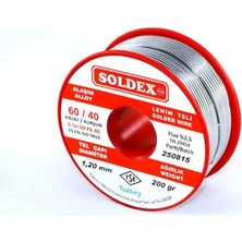 Marsilyan 60-40 Lehim Teli 200 gr 1,6 mm - Sn:60 / Pb:40