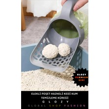 Özbience Temassız Kaka Poşeti ve Kum Elekli Pratik Kedi Tuvaleti Seti