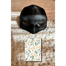 Özbience 3D Kedi Tasarımlı Yaratıcı Mask ve Renkli Bloknot Seti