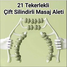 Allians Çift Tekerlekli Selülit Masaj Aleti, Kas Sıkılaştırıcı ve Inceltici