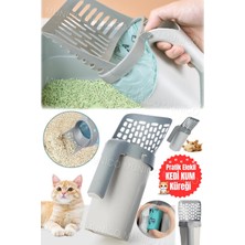 Özbience Derin Kedi Kumu Temizleme Küreği, Pratik ve Kullanışlı Evcil Hayvan Aksesuarı