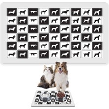 Özbience Su Geçirmez Evcil Hayvan Beslenme Matı 40X60, Kolay Temizlenir