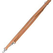 Özbience Kalın Deri Köpek Gezdirme Kayışı, 2m, 20MM, M-L, Kahverengi