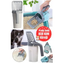 Özbience Temiz ve Pratik Kedi Tuvaleti Seti, Hediye Kaka Poşeti ile Birlikte