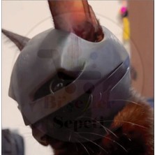 Özbience Yumuşak ve Konforlu Kedi Koruyucu Kask Aksesuarı, Güvenli ve Şık Tasarım