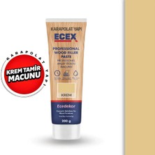 Karapolat Mobilya Ahşap Tamir Macunu Krem Macun 200GR