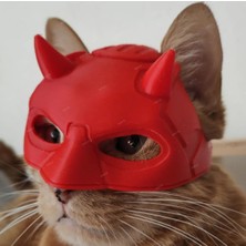 Özbience Kişiye Özel Devil Şeytan Kediler ve Köpekler Için Oyun Maskesi