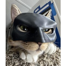 Özbience Siyah Batman Kedi Şapkası, Eğlenceli ve Şık Evcil Hayvan Aksesuarı