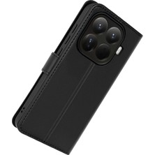 Olinea Newface Mi 15T S Kapaklı Kılıf - Siyah