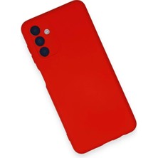 Olinea Newface Galaxy A14 4g Kılıf Nano Içi Kadife Silikon - Kırmızı