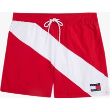 Tommy Hilfiger Erkek Kırmızı Tommy Hilfiger Medıum Drawstrıng, Xld Kırmızı Erkek Mayo