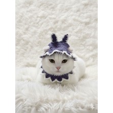 Özbience El Örmesi Vintage Kedi Tasma ve Şapka Seti, Şıklık ve Konfor Bir Arada