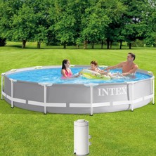 Intex 26712 366X76CM Premium Prefabrik Havuz Seti 220V Filtreli