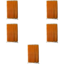 Omeyva Körüklü Turuncu Kalın Buzlu Soğuk Içecek Pipet - 22 Cm. - 8 Mm. - 500 Adet