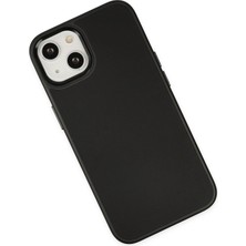 LTG Nova Newface Iphone 14 Kılıf Asya Deri Silikon - Siyah