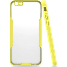 LTG Nova Newface Iphone 6 Kılıf Platin Silikon - Sarı