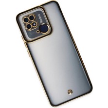 LTG Nova Newface Redmi 10C Kılıf Liva Lens Silikon - Siyah