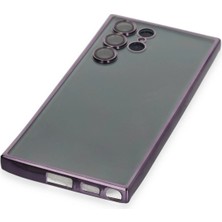 LTG Nova Newface Galaxy S22 Kılıf Lensli Silikon - Mor