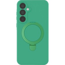 LTG Nova Newface Galaxy A35 5g Magsafe Standlı Kapak - Yeşil