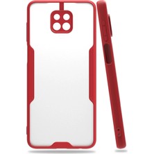 LTG Nova Newface Redmi Note 9s Kılıf Platin Silikon - Kırmızı