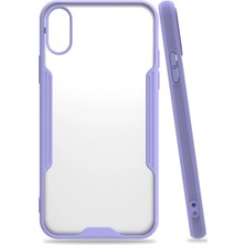 LTG Nova Newface Iphone x Kılıf Platin Silikon - Lila