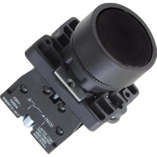 Swion LAY5-EA21 22MM Buton Normalde Açık Kontak Siyah