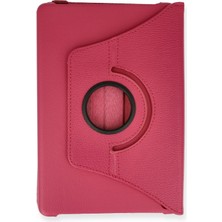LTG Nova Newface Tab M10 TB328FU Kılıf 360 Tablet Deri Kılıf - Pembe