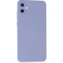 LTG Nova Newface Galaxy A05 Kılıf Nano Içi Kadife Silikon - Lila