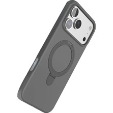 LTG Nova Newface Iphone 17 Magsafe Standlı Kapak - Titan Gri