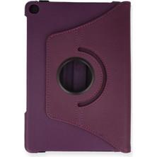 LTG Nova Newface Matepad T10S 10.1 Kılıf 360 Tablet Deri Kılıf - Mürdüm