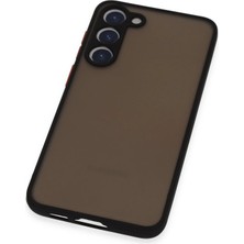 LTG Nova Newface Galaxy S23 Kılıf Montreal Silikon Kapak - Siyah