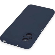 LTG Nova Newface Poco M5 Kılıf Nano Içi Kadife Silikon - Lacivert