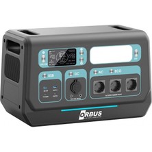 Orbus 2400 W (2048 Wh) Taşınabilir Güç Istasyonu