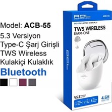 Azurtech Acl 5.3 Versiyon Type-C Şarj Girişli Tws Wireless Kulakiçi Kulaklık