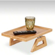 Hane216 Bambu Kolçak Tepsisi – 30×20 cm | Katlanabilir Koltuk Tepsisi, Doğal Ahşap Kolçak Organizer,koltuk Kenarı Sehpa Yan Sehpa Koltuk Katlanabilir Koltuk Kenarı Tepsisi