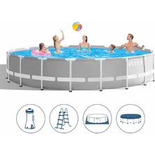 Intex 26732 549X122CM Yuvarlak Prefabrik Havuz Seti 220V Filtreli