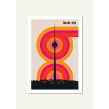 Shule Art Studio Berlin 69 | Çerçeveli / Çerçevesiz Dekoratif Duvar Tablosu Posteri