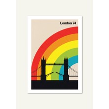 Shule Art Studio London 74 | Çerçeveli / Çerçevesiz Dekoratif Duvar Tablosu Posteri