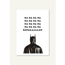 Shule Art Studio Batman No.2 | Çerçeveli / Çerçevesiz Dekoratif Duvar Tablosu Posteri