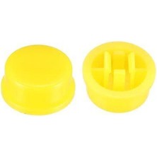 China Buton 12X12 Yuvarlak Sarı Kapak