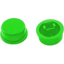 China Buton 12X12 Yuvarlak Yeşil Kapak