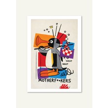 Shule Art Studio Noot Noot Mf | Çerçeveli / Çerçevesiz Dekoratif Duvar Tablosu Posteri