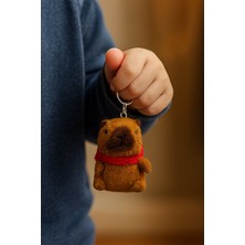Seymen Bıçakçılık Capybara Peluş Anahtarlık | Sevimli Kapibara Figürlü Mini Peluş Anahtarlık | Hediye Anahtarlık