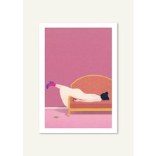 Shule Art Studio Maddie's Mood | Çerçeveli / Çerçevesiz Dekoratif Duvar Tablosu Posteri