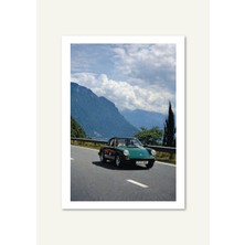 Shule Art Studio Porsche No.5 | Çerçeveli / Çerçevesiz Dekoratif Duvar Tablosu Posteri