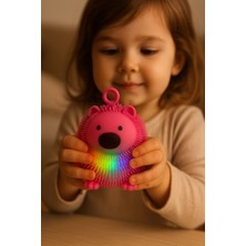 Seymen Bıçakçılık Renk Değiştiren Işıklı Capybara Oyuncak – Sıkınca Şişen Silikon Stres Oyuncağı