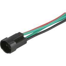 Voltaj 12MM Işıklı Metal Buton Soketi