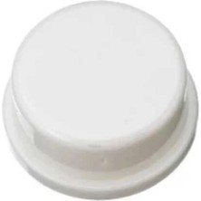 China Buton 12X12 Yuvarlak Beyaz Kapak